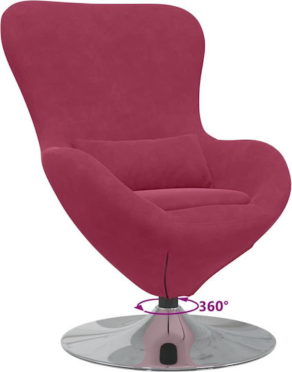 Rotativ Catifelat Burgundia 63x73x90cm