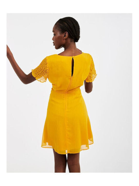Summer Mini Dress Yellow