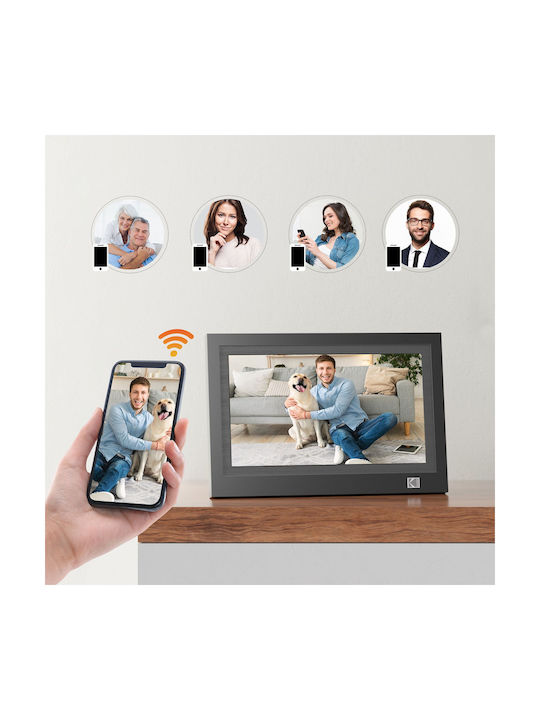 Kodak Wifi Digital Photo Frame with WiFi Black RWF-116B
