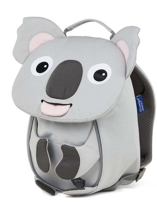 Affenzahn Backpack School Bag Backpack Kindergarten Gray with Water Bottle Holder