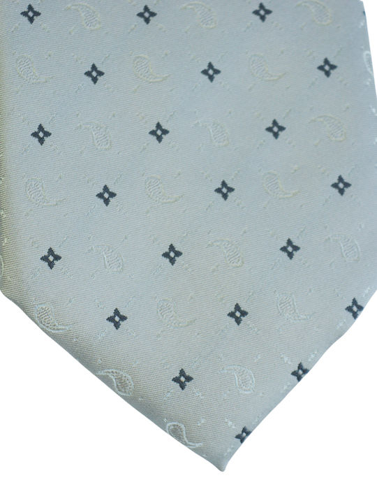 Boss Men's Tie Silk Printed in Gray Color