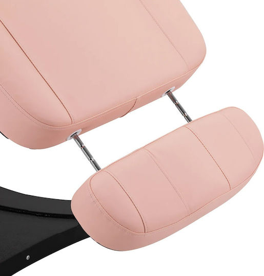 Scaun Pentru Cosmetică Roz Cu Înălțime Reglabilă Și Mecanism Electric De Ridicare Electric