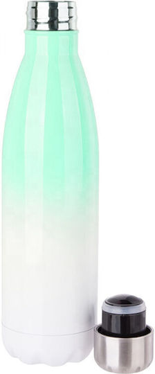 Koupakoupa Spiderman Kid Recyclable Bottle Thermos Stainless Steel BPA Free 500ml Green/white