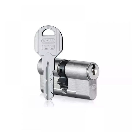 EVVA Κύλινδρος Κλειδαριάς Ασφαλείας 80mm (30-50) με 3 Κλειδιά