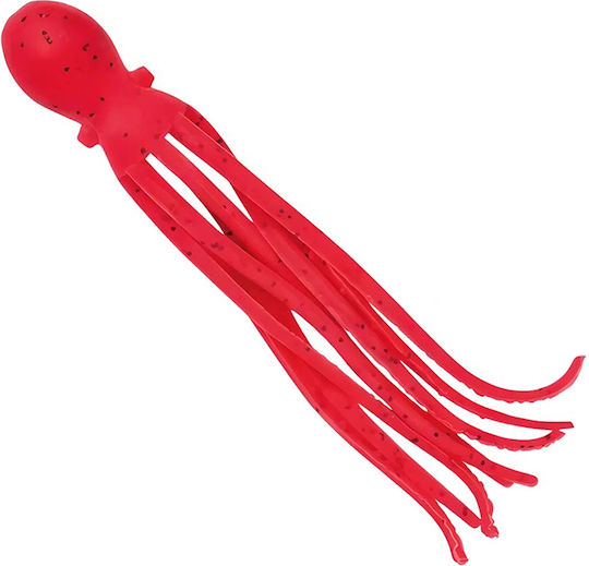 Nikko Octopus Artificial Bait Octopuses Fluorescent 11.43cm Uv Red Glow Flake