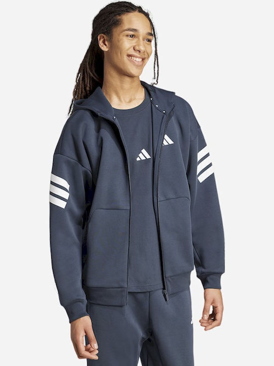 Future Icons 3-stripes Суитшърт с Качулка Син