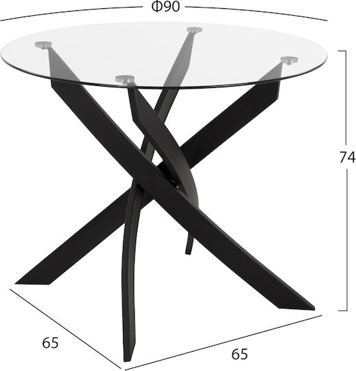 Τραπέζι Κουζίνας Lady με 4 Καρέκλες 90x90εκ. Τραπέζι Κουζίνας Lady με 4 Καρέκλες 90x90εκ.
