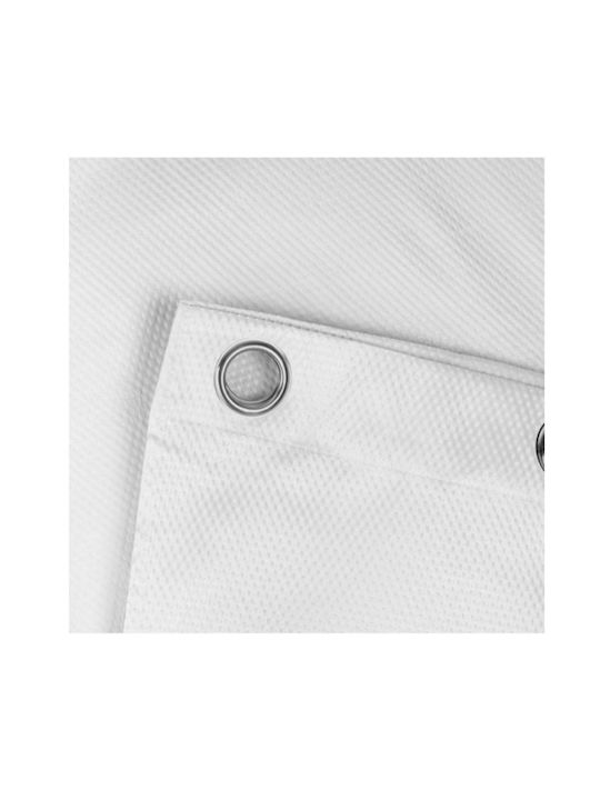 Shower Curtain Fabric 200x180cm Off White