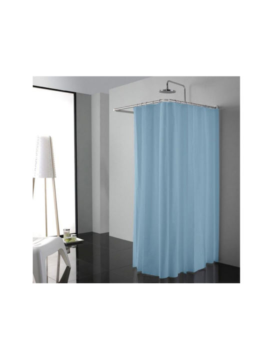 Shower Curtain 180x180cm Blue Grey