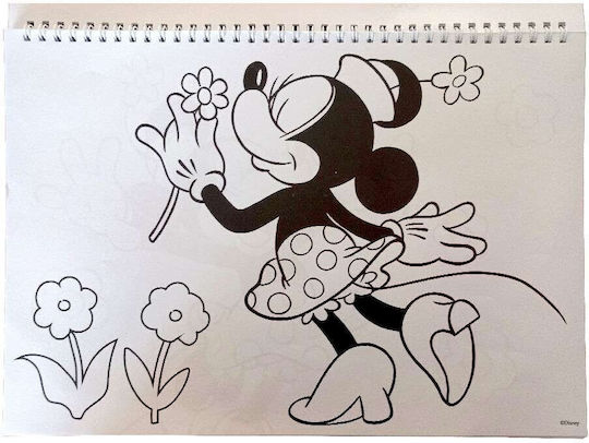 Gim Μπλοκ Ζωγραφικής Minnie A4 21x29.7cm