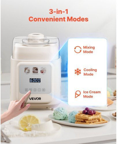 Vevor Vevor Ice Cream Maker 1L White
