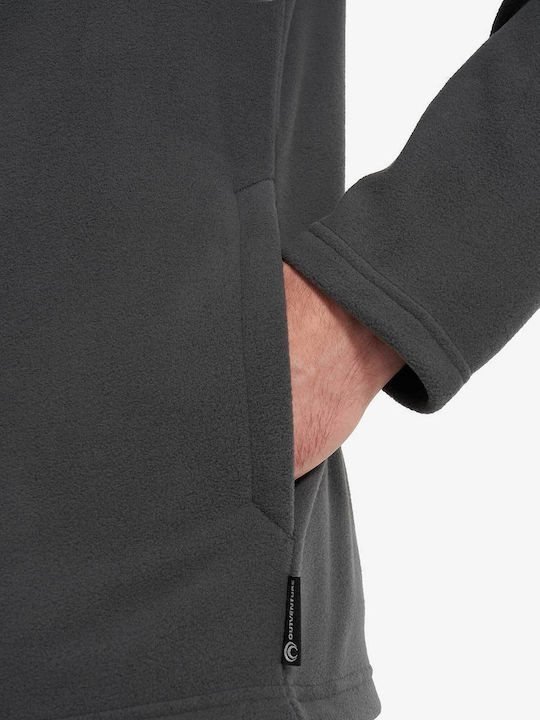 Men's Fleece Cardigan Grey