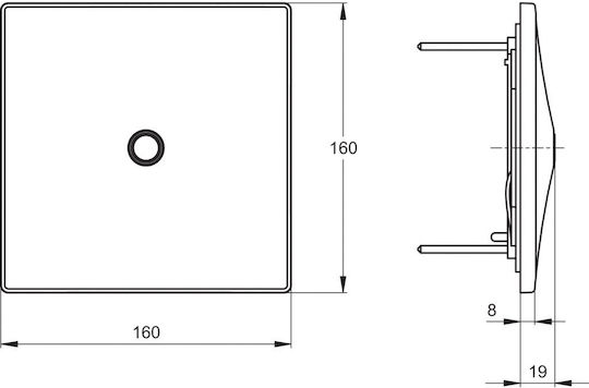 Ideal Standard Built-in Flushometer Valve A3732XJ