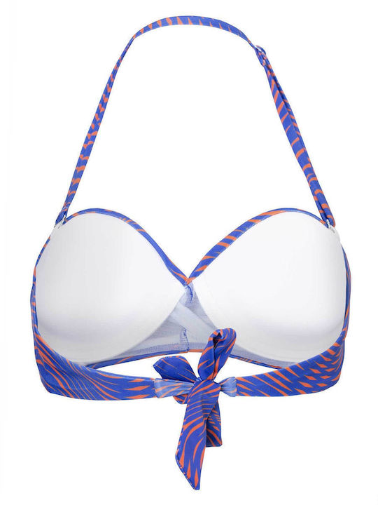 Strapless Bikini Top Multicolor