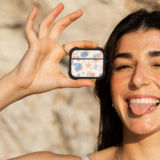 Sonique Ocean Series Θήκη Σιλικόνης με Γάντζο για Apple AirPods 3
