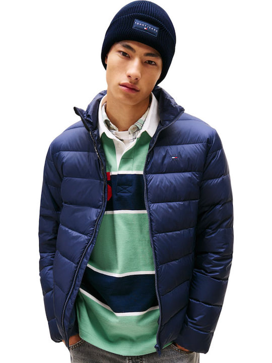 Beanie Ανδρικός Σκούφος Πλεκτός σε Navy Μπλε χρώμα