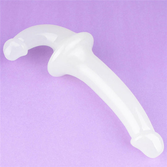 Lovetoy Lumino Play Blue Light Doppeldildo Blau