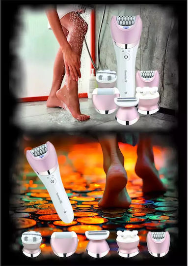 Set Îngrijire Corporală 5 În 1 Hausberg Hb-85au Tensiune 220-240v Baterie Litiu 1400 Mah Auriu