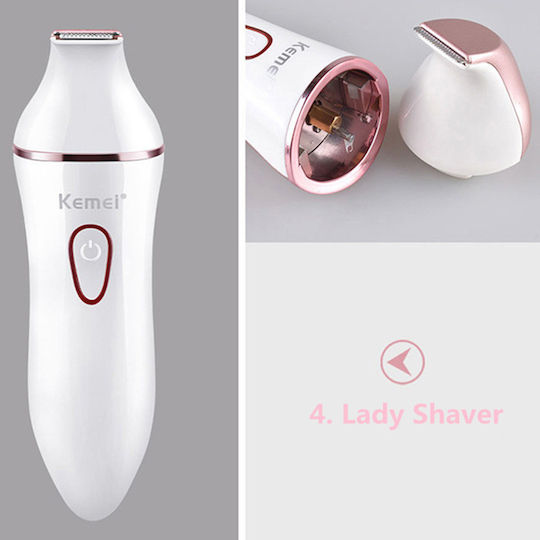 Kemei Αποτριχωτική Μηχανή Epilator για Πρόσωπο, Σώμα & Μπικίνι KM-7202