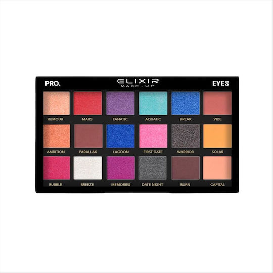 Elixir Pro 777K Палитра със Сенки за Очите в Пресована Пудра Форма