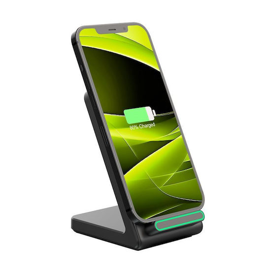 Mobile Origin Ασύρματος Φορτιστής (Qi Pad) 15W Μαύρος (PW10)