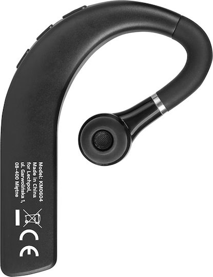 Kruger & Matz Traveler K17 In-ear Bluetooth Handsfree Ακουστικά Μαύρα