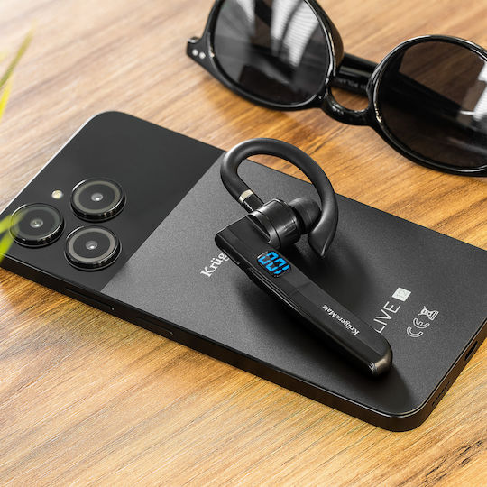 Kruger & Matz Traveler K16 In-ear Bluetooth Handsfree Ακουστικά Μαύρα