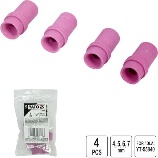 Yato Tool Accessories Sandblasting Cabinet Nozzles YT-55844 4pcs