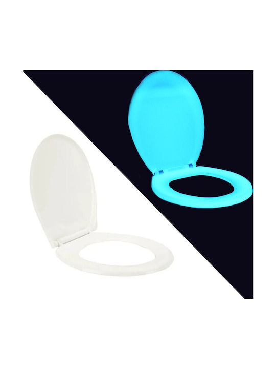Capac WC Închidere lentă Plastic Turcoaz