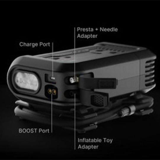 Noco AX65 Φορητός Εκκινητής Μπαταρίας Αυτοκινήτου 2000A με Τρόμπα / Φακό 12V