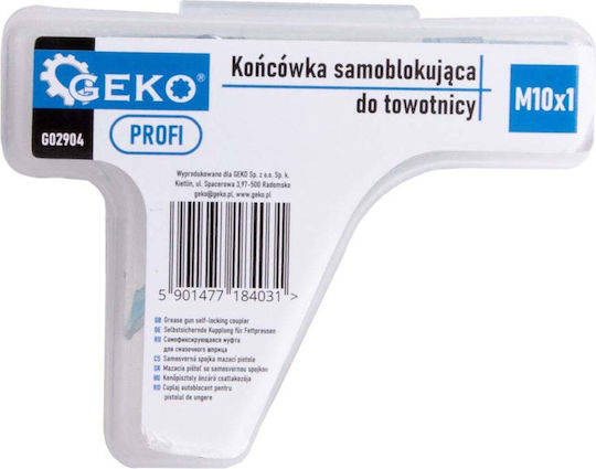 Self-locking Cap Grease Gun M10 X 1 Geko G02904