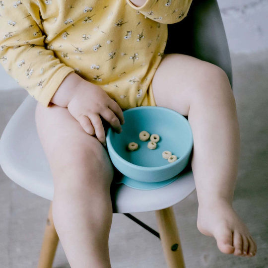 Ekobo Child Silicone Food Bowl Light Blue