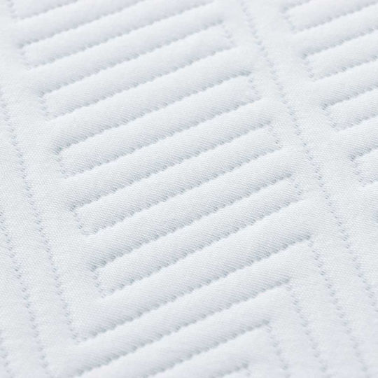 vidaXL Matratzentopper King Size Polyester 200x200cm