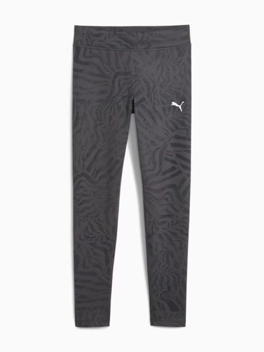 Детски Клин Дълъг Grey, Black Ess Aop