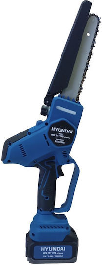 Hyundai Pruning Battery Chainsaw 2x3Ah 21V 1.9kg with 20.3cm Blade