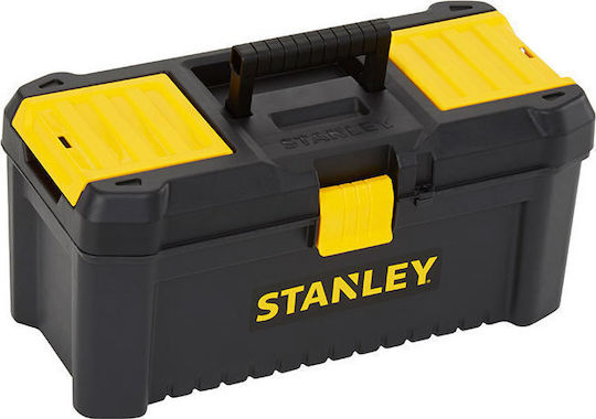 Stanley Essential Handwerkzeugkasten Kunststoff mit Tabakdose B48.2xT25.4xH25cm mit Kunststoff-Klammer