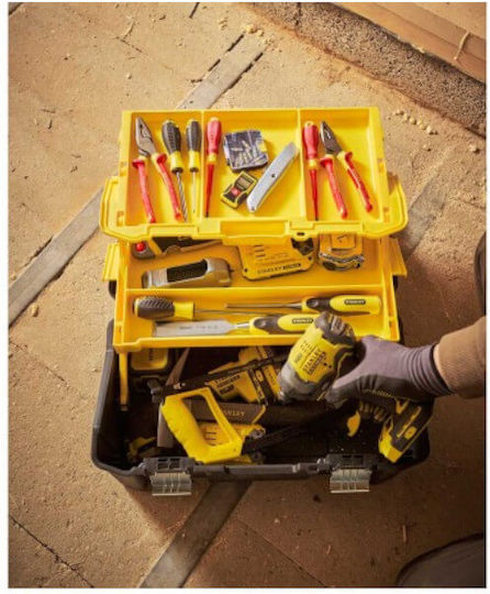 Stanley Essential Hand Tool Case Plastic Dimensions: W49xD28.5xH25.5cm