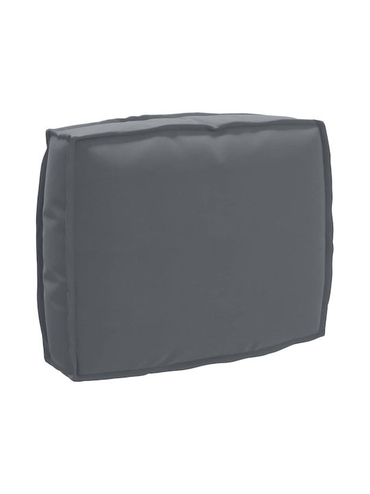 vidaXL Palette Bench Cushion with Backrest Anthracite 2 pcs 50x50 cm