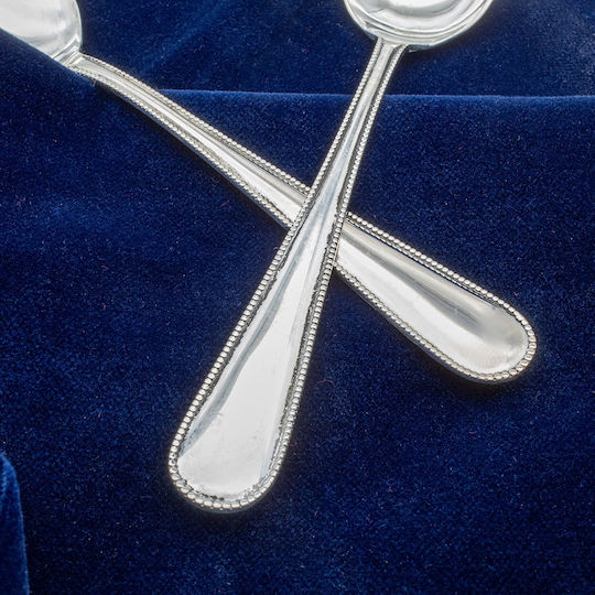 Savvas Design Spoon Set Metallic Silver 15cm 6pcs