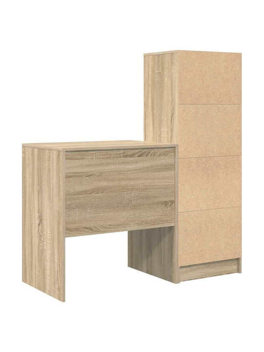 Γραφείο Ξύλινο Καφέ 70x50x76εκ.