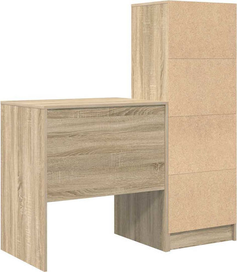 Wooden Desk Sonoma Oak 70x50x76cm