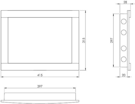 Europlast Access Door PL4030 Openable door made of ABS