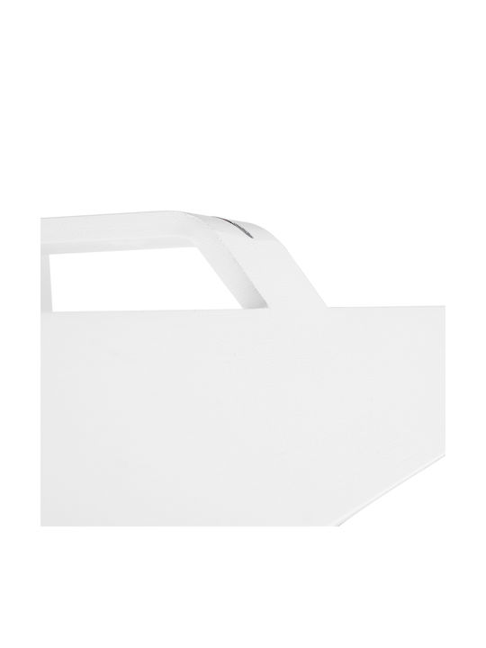 GloboStar Mirror Modern Wall Lamp with Integrated LED and Natural White Light 42x5x15cm