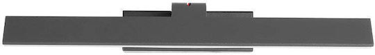 GloboStar Mirror Modern Wall Lamp with Integrated LED and Natural White Light Grey 42x5x15cm
