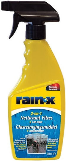 Rain X 2in1 Glass Cleaner Cleaner Spray Car Windows 500ml