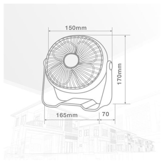 Niaros Ανεμιστηράκι USB 3W Μαύρο 300010030