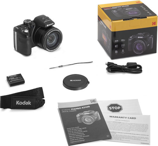 Kodak Astro Zoom AZ425 Compact Φωτογραφική Μηχανή 20MP Οπτικού Ζουμ 42x με Οθόνη 3" και Ανάλυση Video Full HD (1080p) Μαύρη