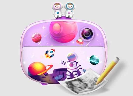 Kiddoboo FotoFun 2 Space Compact Φωτογραφική Μηχανή Μωβ