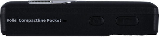 Rollei Compactline Pocket Compact Φωτογραφική Μηχανή 50MP με Οθόνη 2.4" και Ανάλυση Video 2688 x 1520 pixels Μαύρη