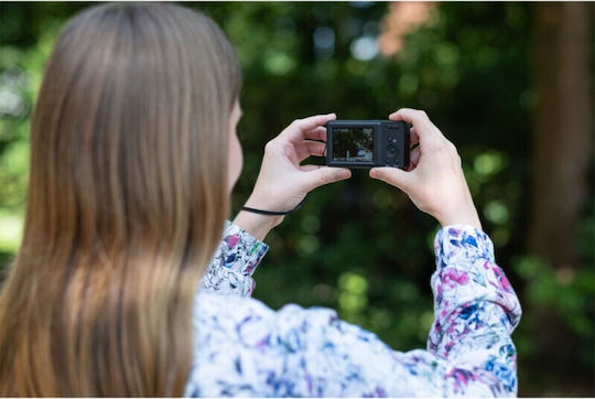 Rollei Compactline Pocket Compact Φωτογραφική Μηχανή 50MP με Οθόνη 2.4" και Ανάλυση Video 2688 x 1520 pixels Μαύρη